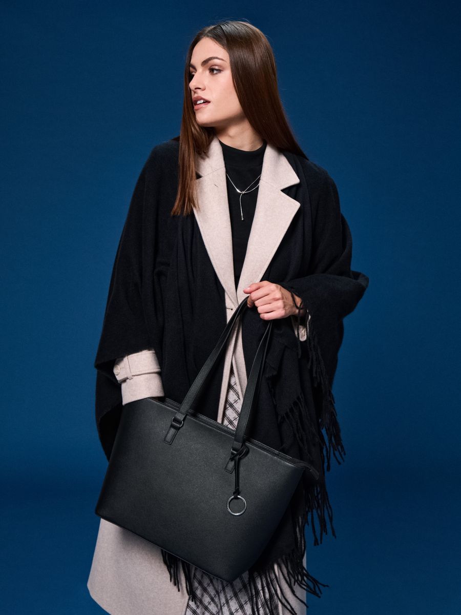 Taška shopper - černá - SINSAY