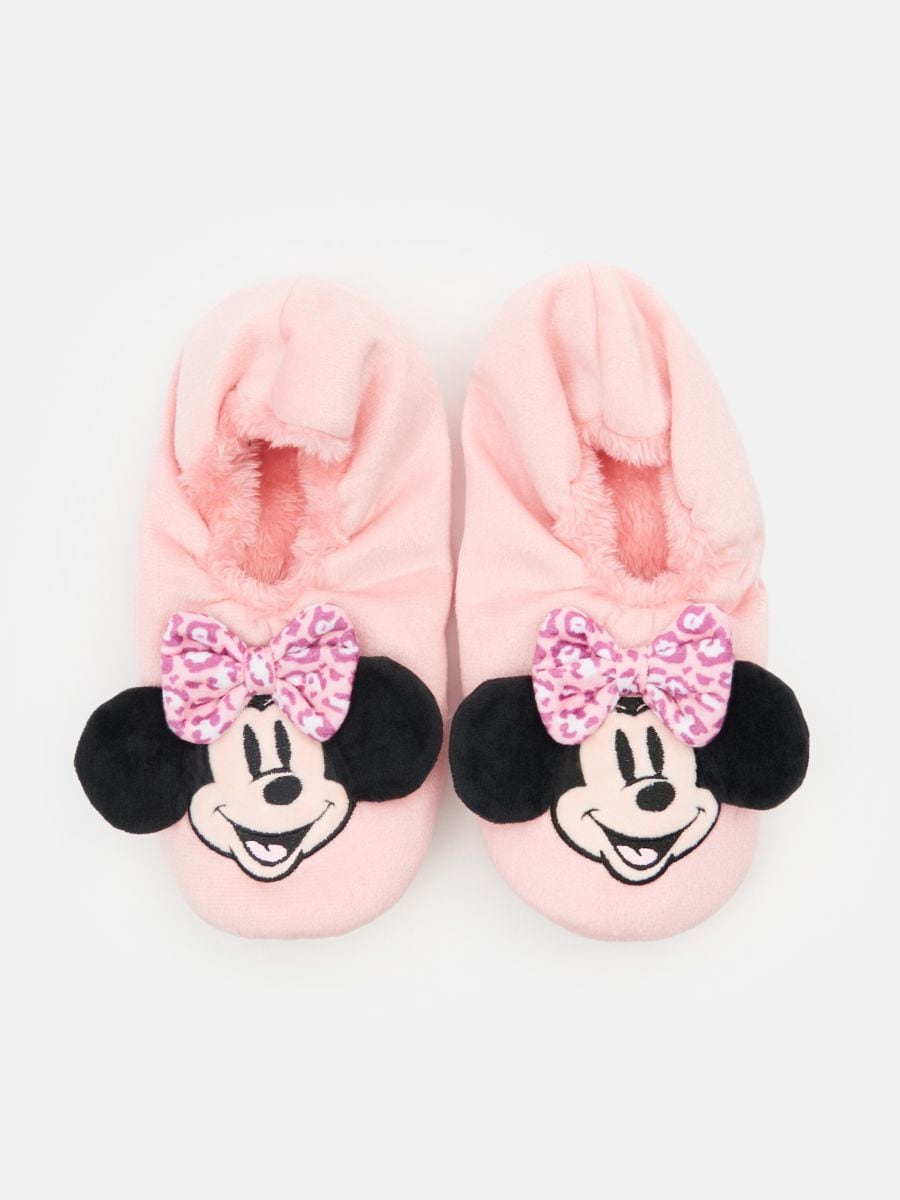 Papuče Minnie Mouse - pastelová růžová - SINSAY