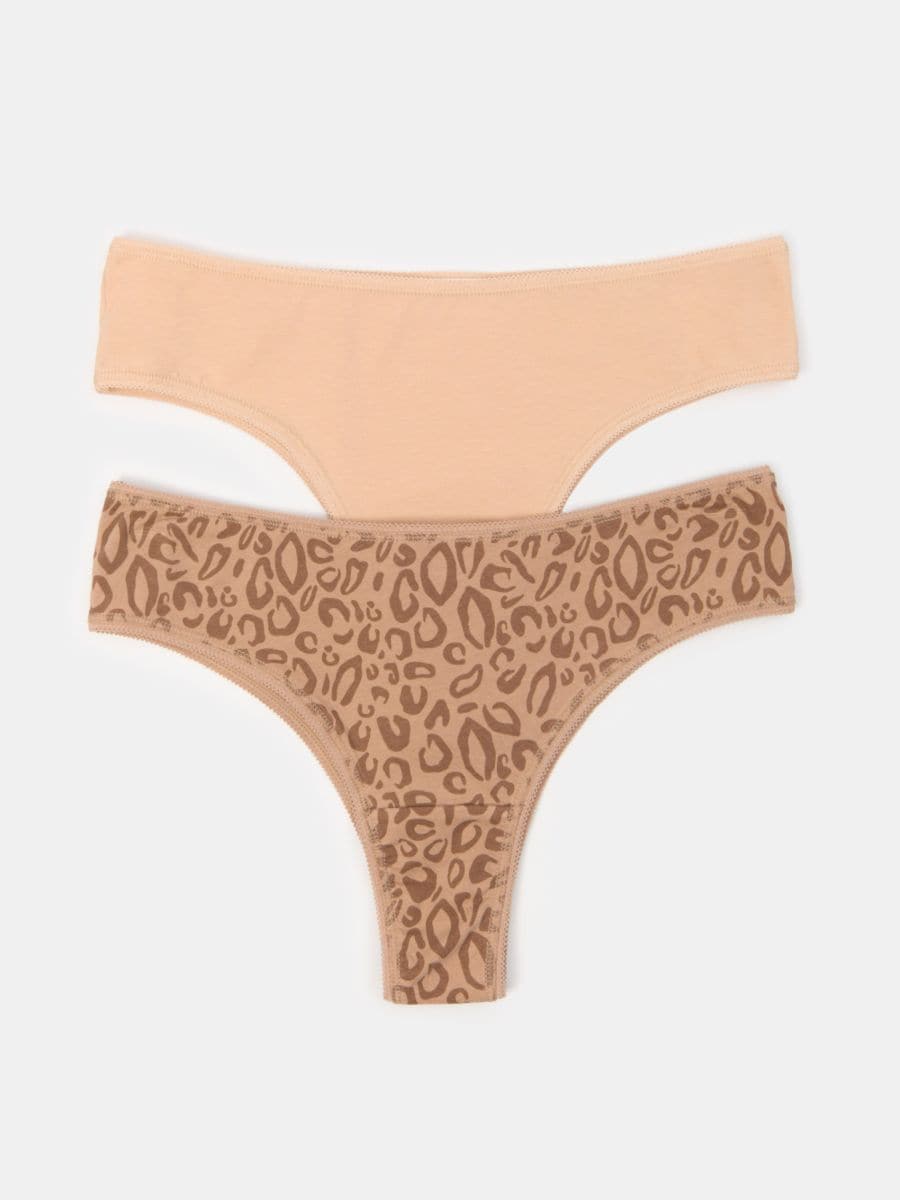 Confezione da 2 paia di slip alla brasiliana - multicolor - SINSAY