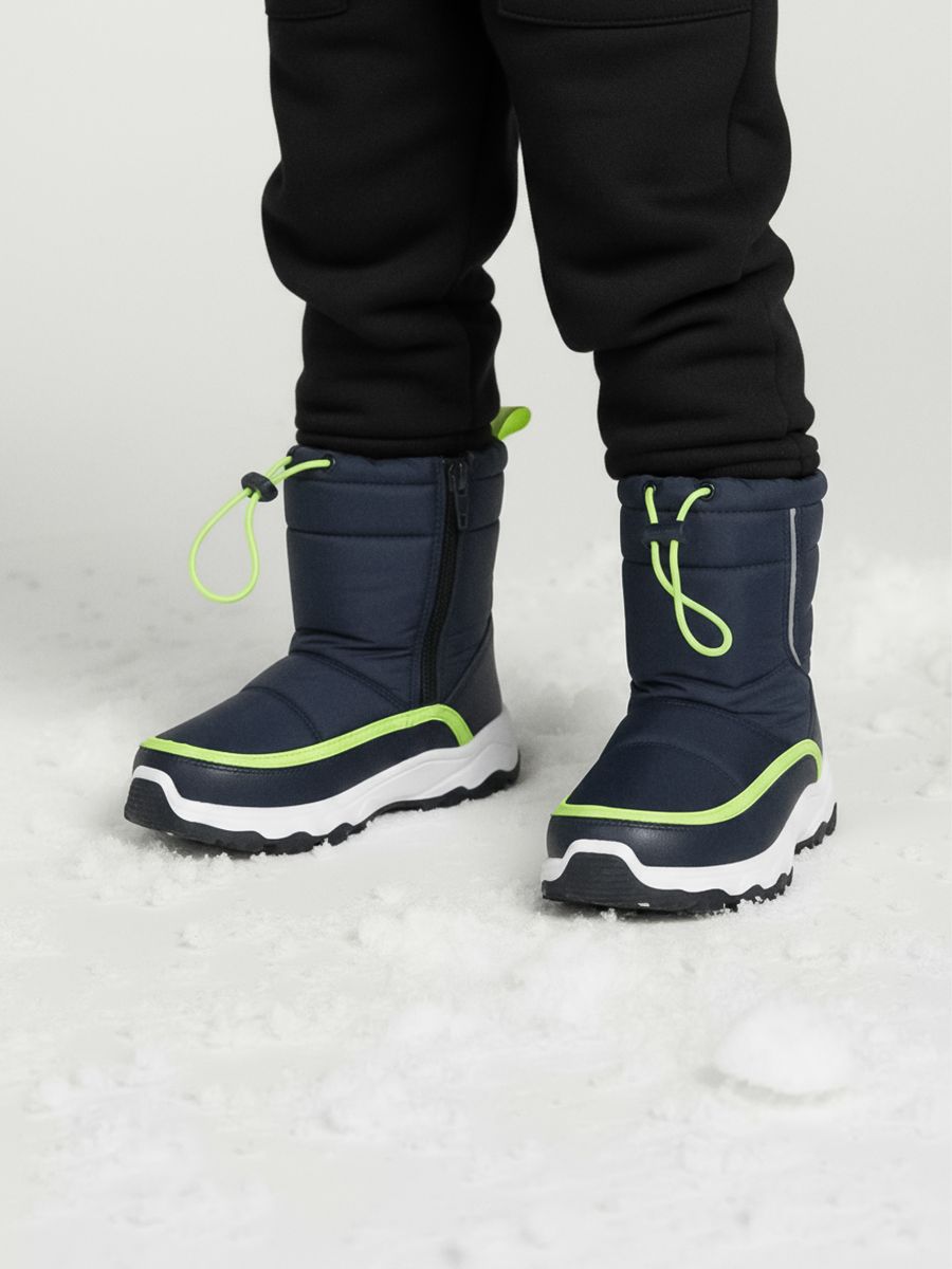 Snežni škornji z mešanico volne - večbarvna - SINSAY