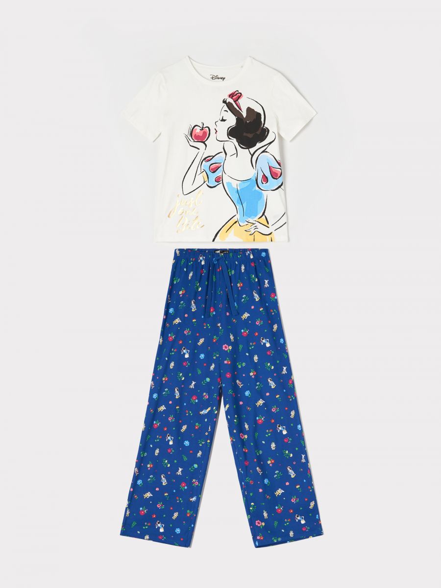 Pyžamová souprava Snow White - krémová - SINSAY
