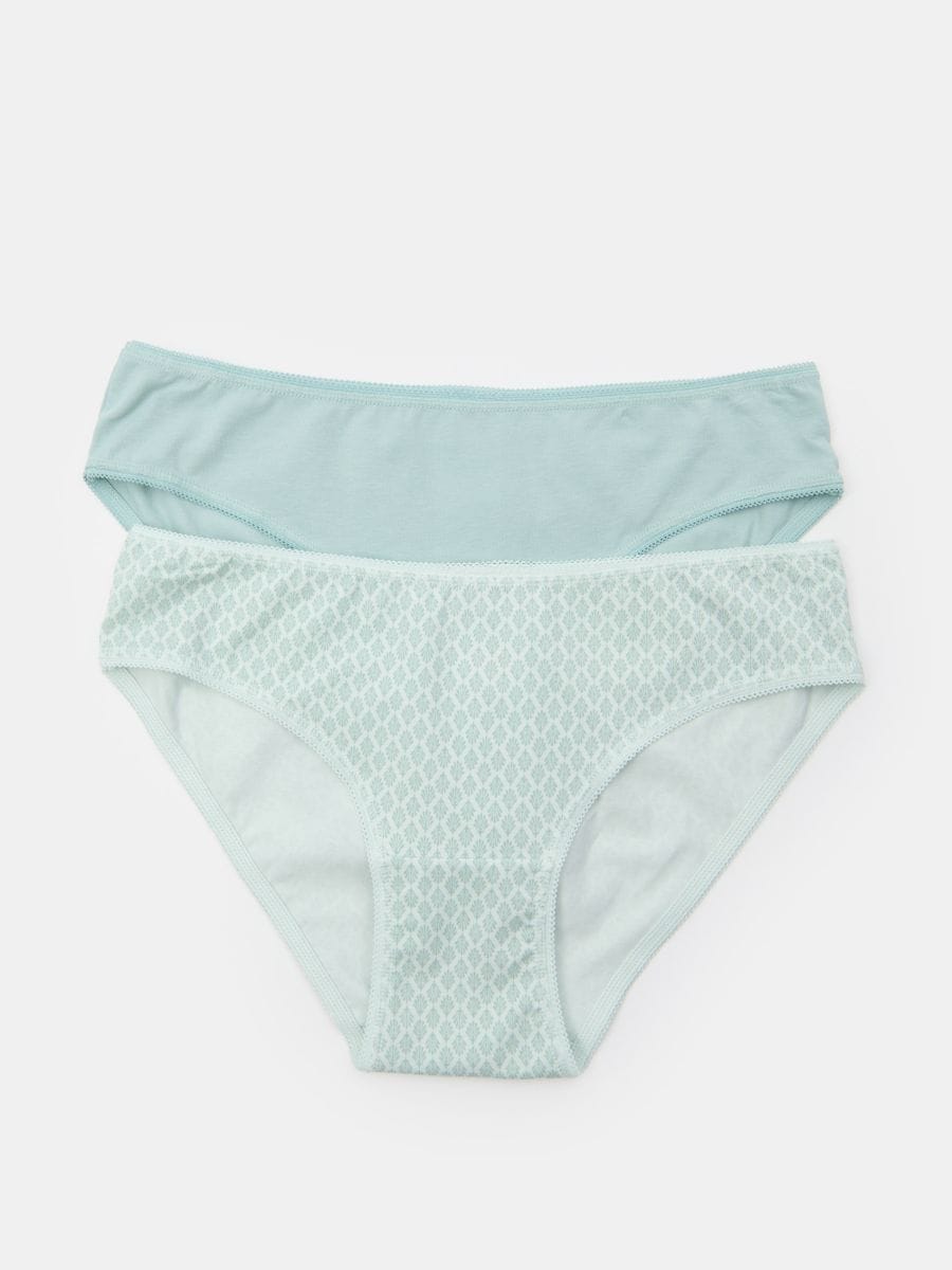 Majtki figi 2 pack - wielobarwny - SINSAY