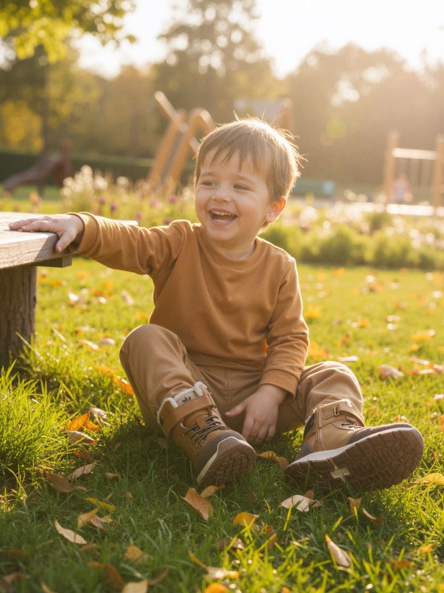 Zateplené kotníkové boty - jantarová - SINSAY