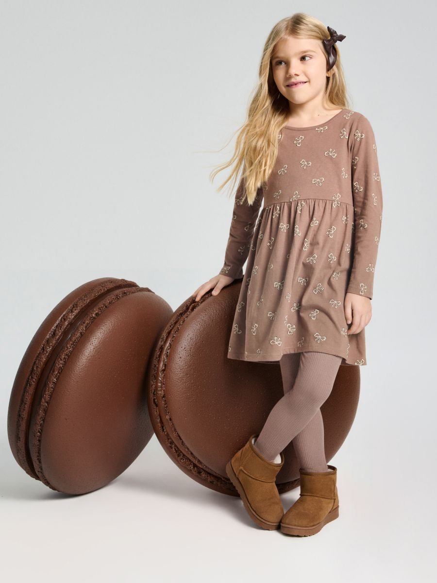 Prążkowane legginsy 2 pack - wielobarwny - SINSAY