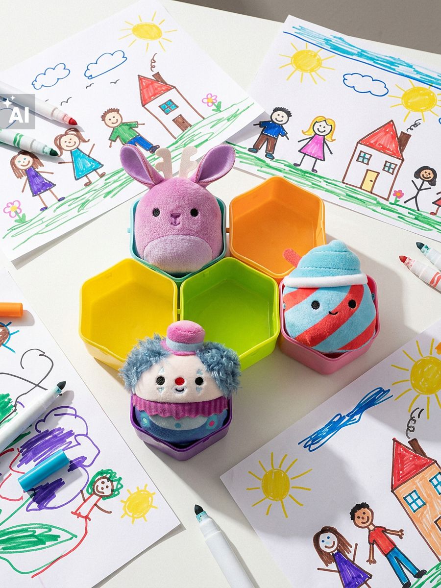 Mini pluș surpriză Squishmallows Micromallows seria 6 - multicolor - SINSAY