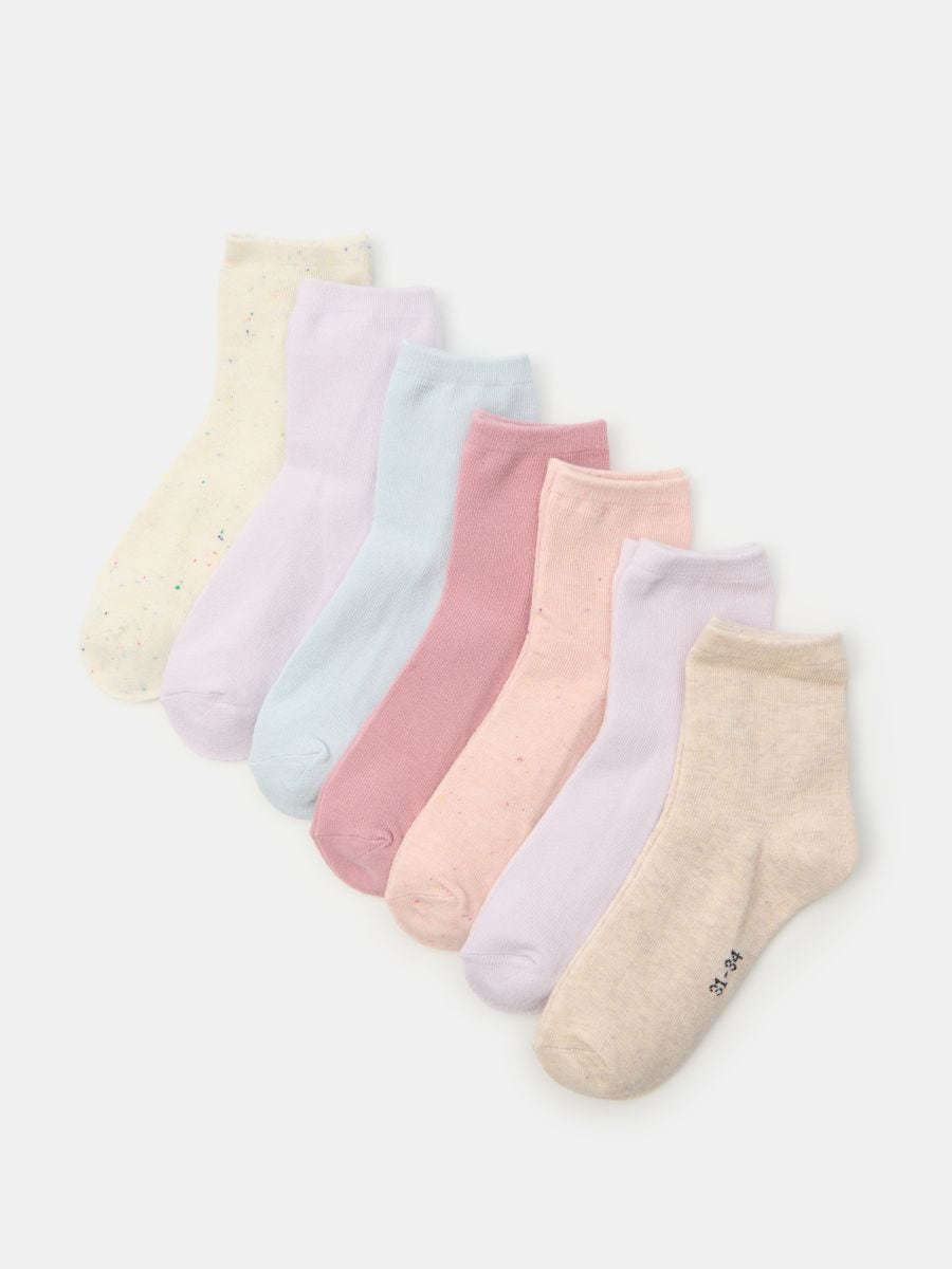 Set de 7 perechi de șosete - multicolor - SINSAY