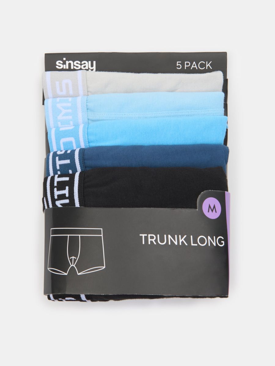 Bokserki Long 5 pack - wielobarwny - SINSAY