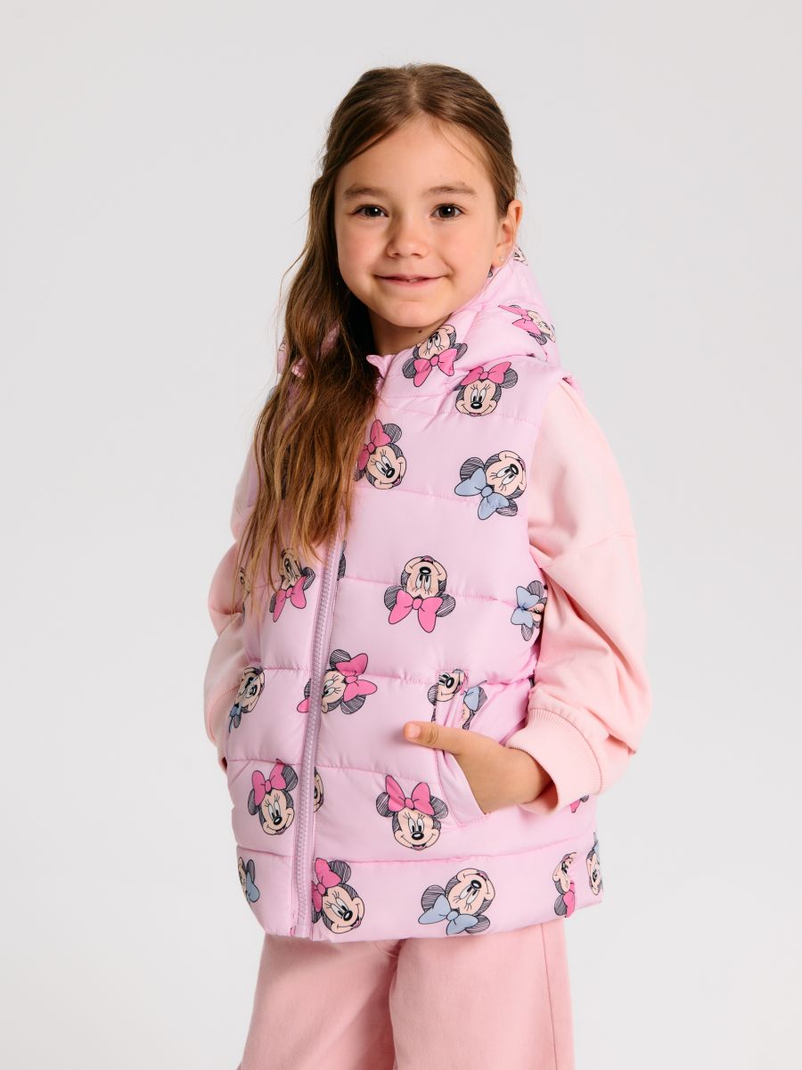 Vestă Minnie Mouse - roz-pastel - SINSAY