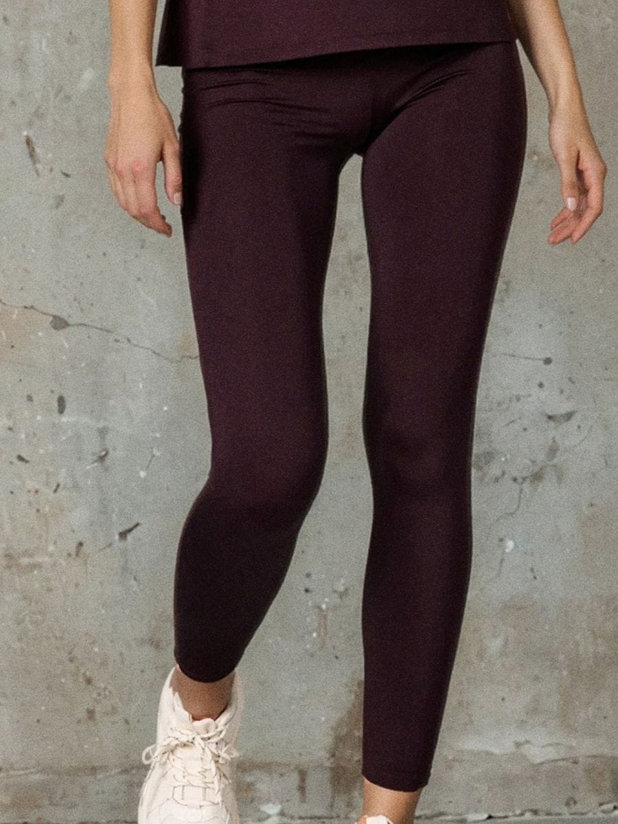 Colanți sport - bordo - SINSAY