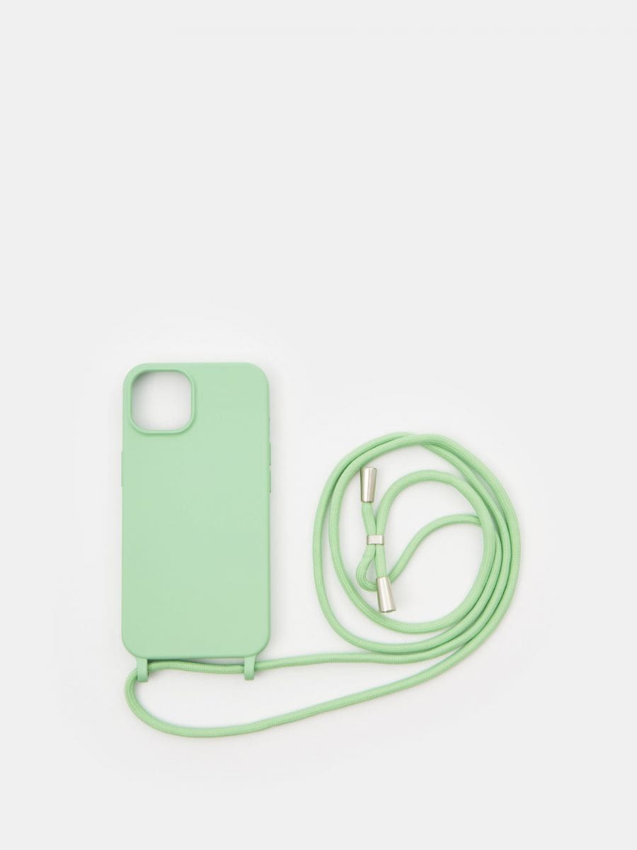 Etui iPhone 13/14 - zielony - SINSAY
