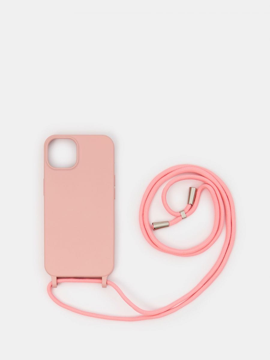 Puzdro na iPhone 13/14 - ružová - SINSAY