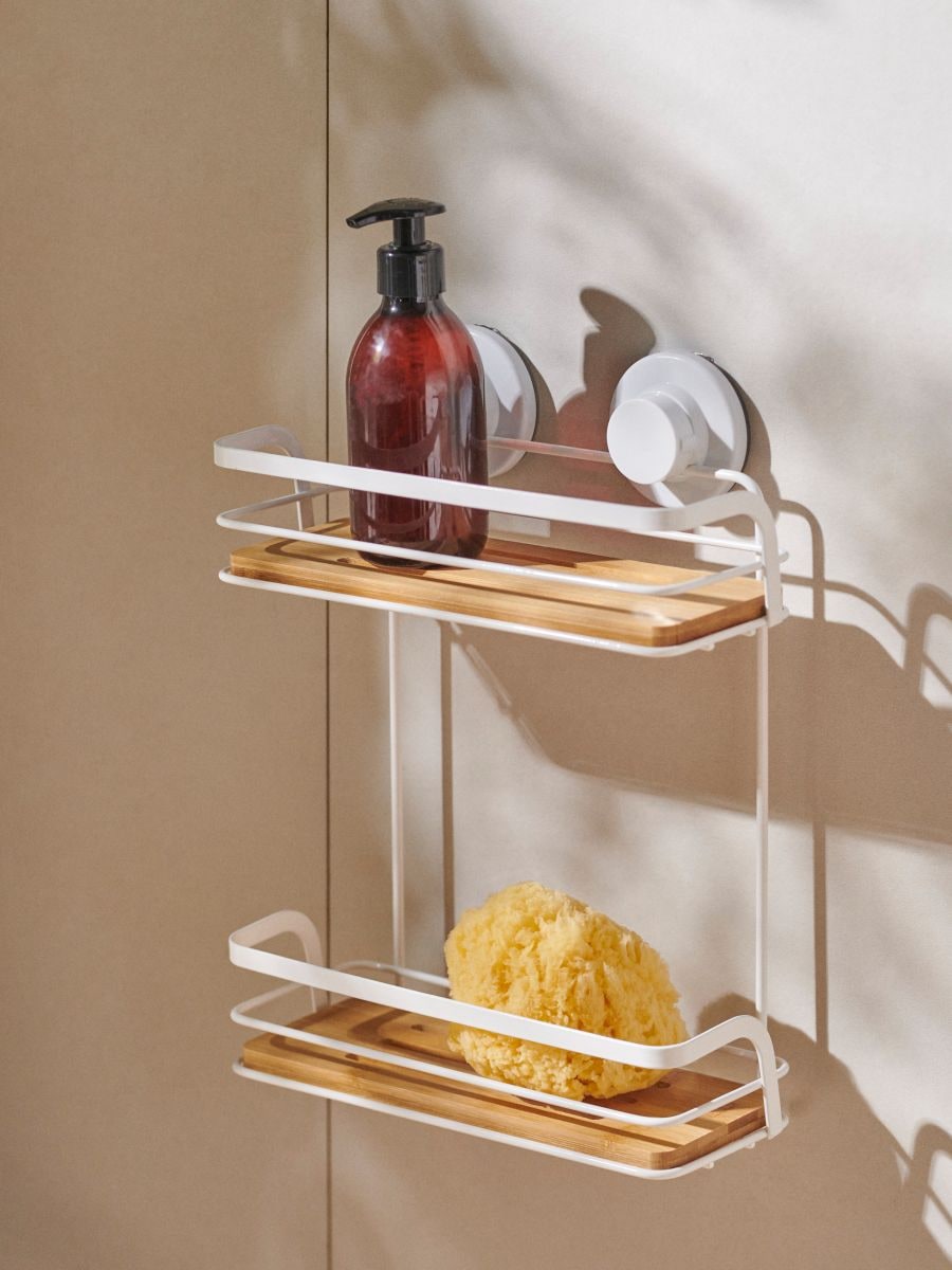 Polica za kupatilo - belo - SINSAY