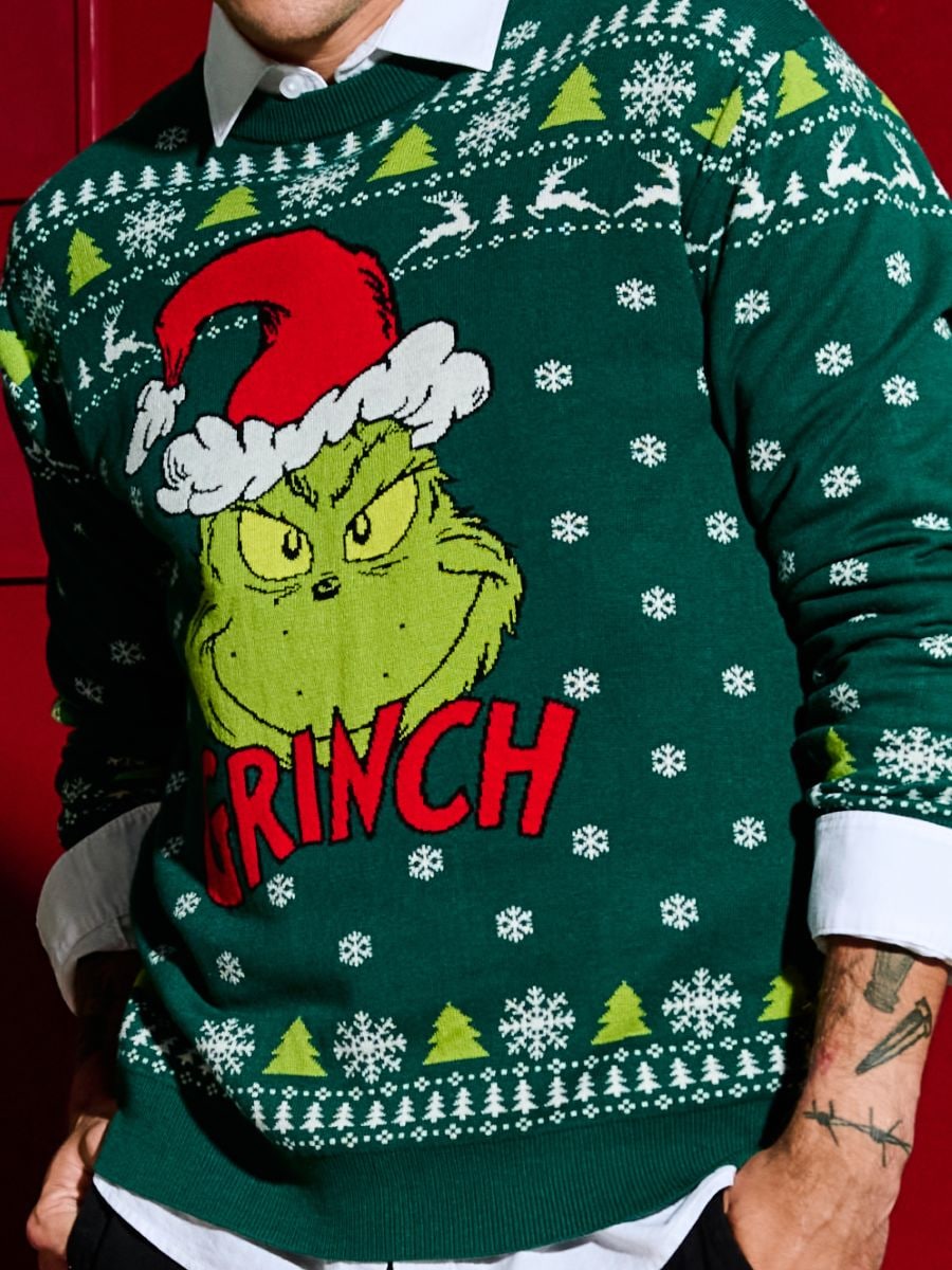 Pullover Grinch - Grün - SINSAY