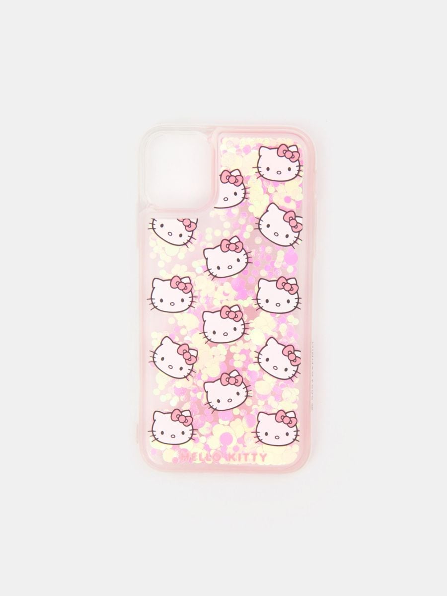 Pouzdro na iPhone 11 a XR Hello Kitty - růžová - SINSAY