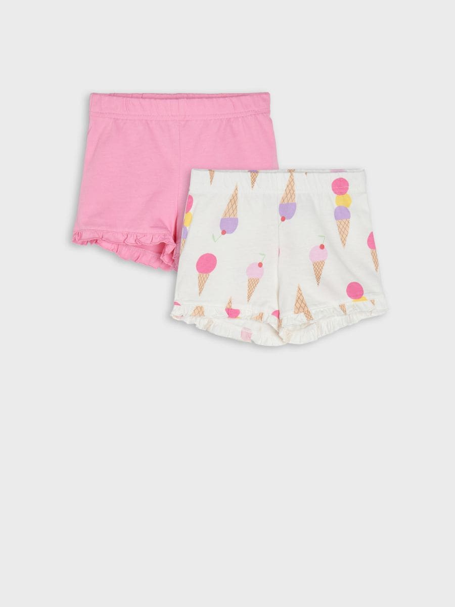 Lühikesed püksid, 2 paari - roosa - SINSAY