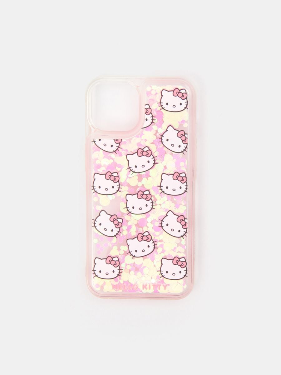 Pouzdro na iPhone 15 Hello Kitty - růžová - SINSAY