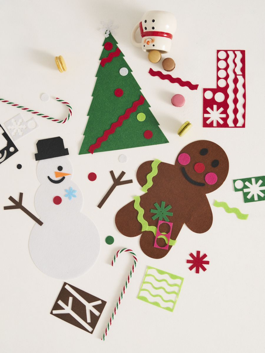 Kreatywny zestaw świąteczny DIY - wielobarwny - SINSAY