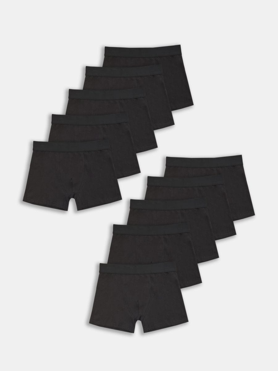 Boksarice 10 pack - črna - SINSAY