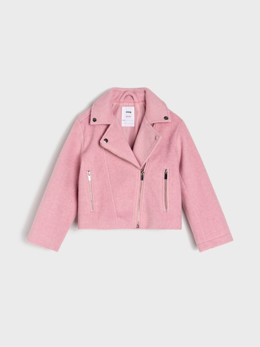 Giacca stile biker - rosa cipria - SINSAY