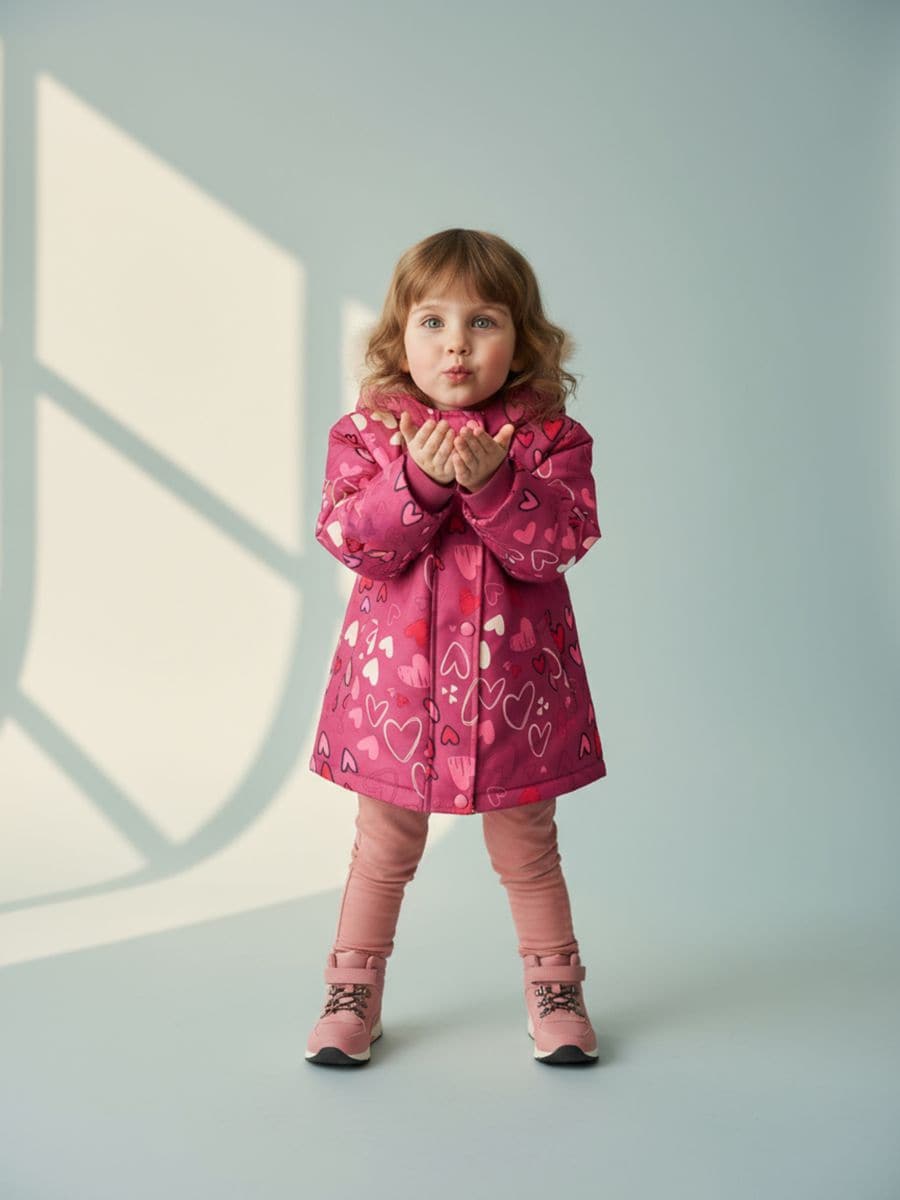 Zimska jakna z odsevnimi elementi - vrtnica - SINSAY