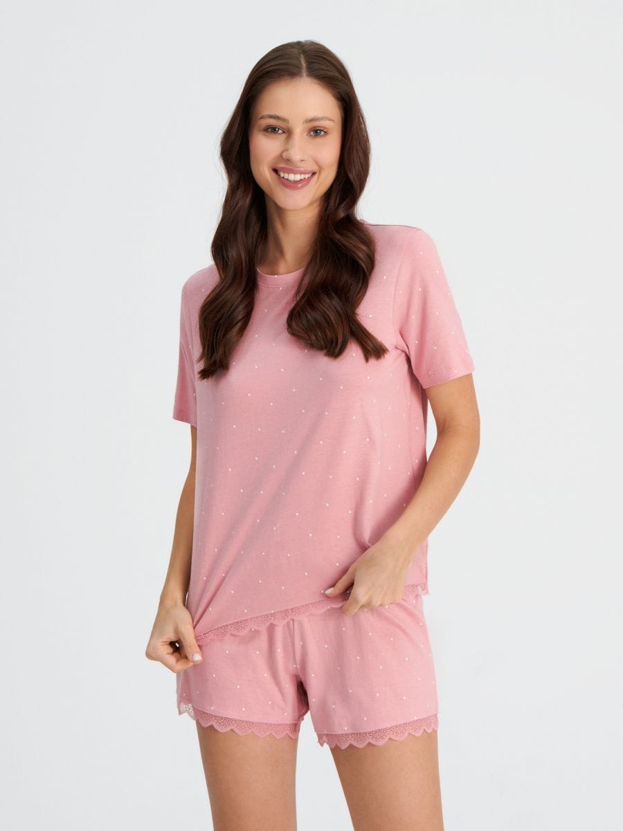 Pyžamová souprava - růžová - SINSAY