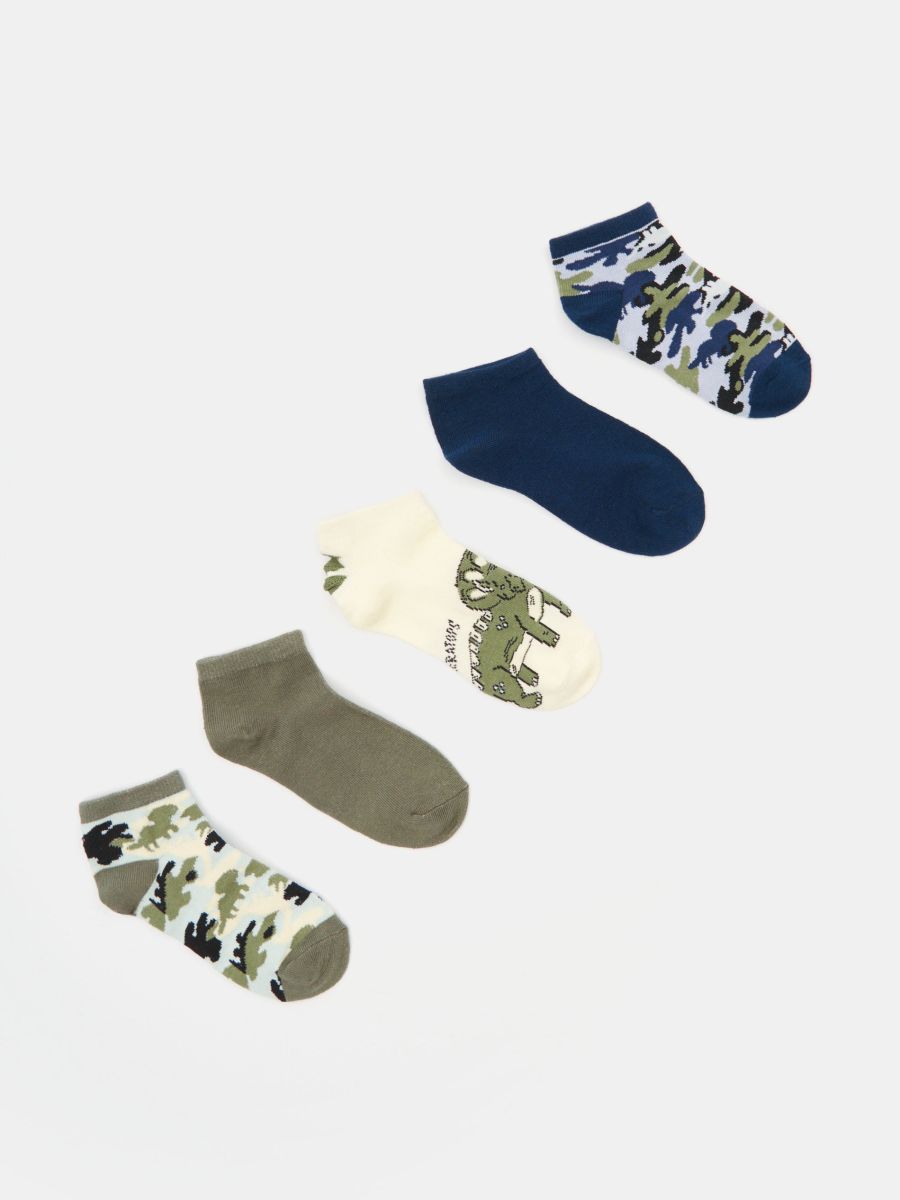 Skarpetki 5 pack - wielobarwny - SINSAY