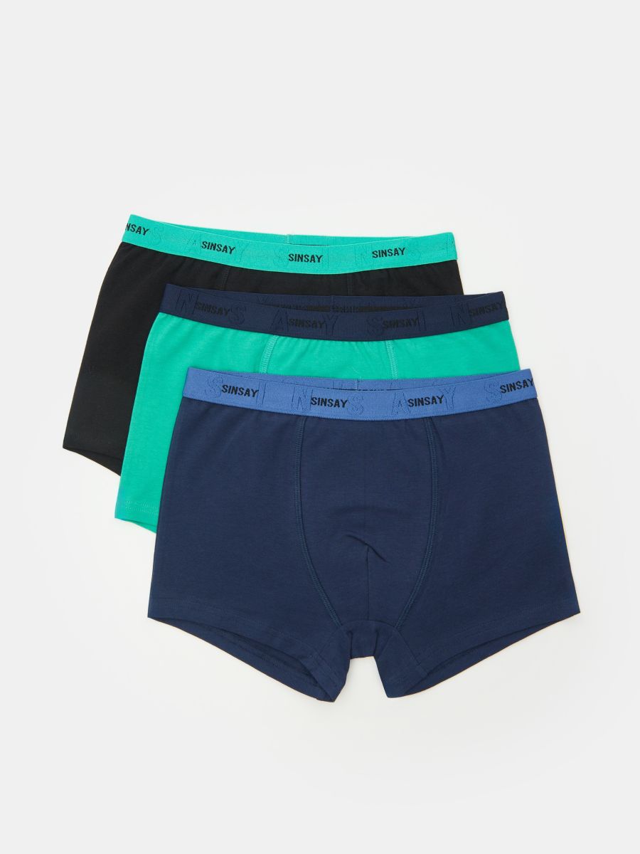 Bokserki 3 pack - wielobarwny - SINSAY