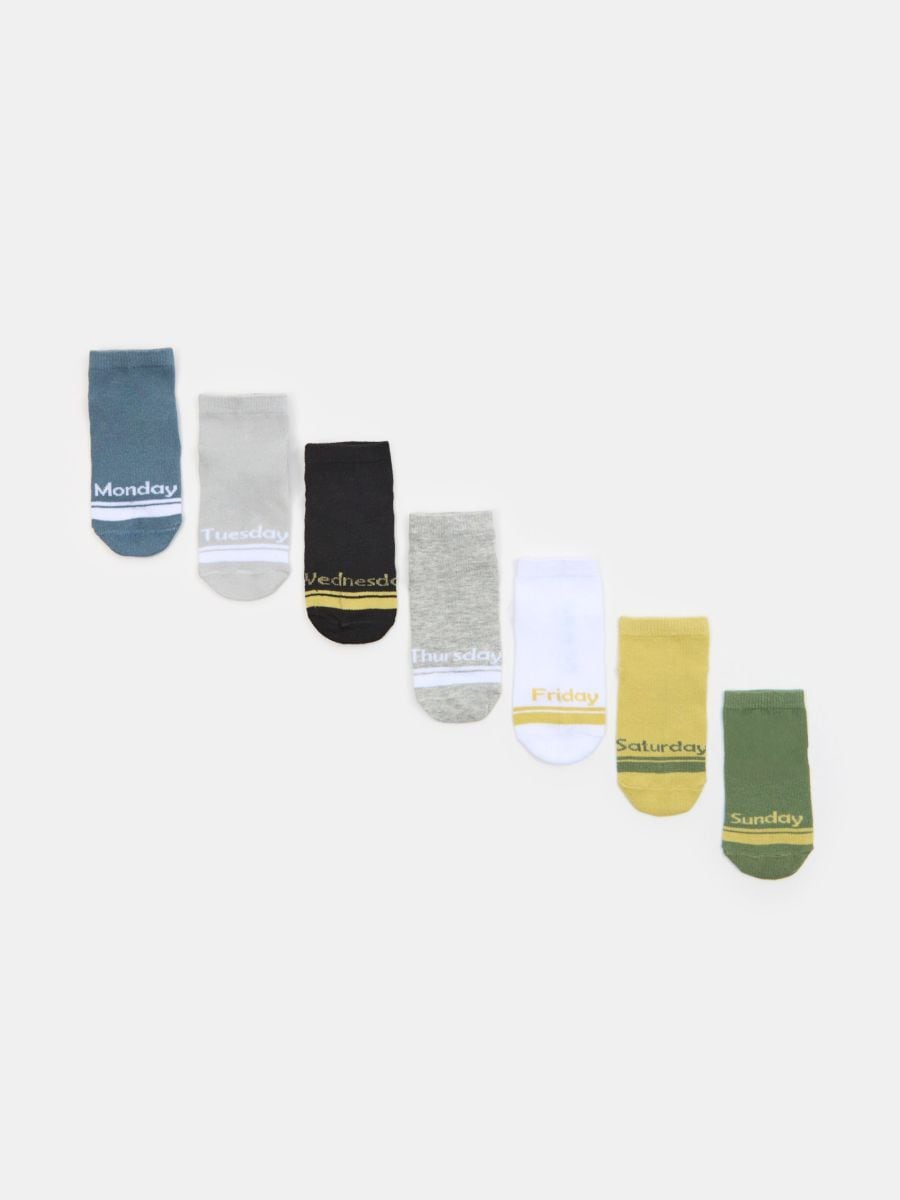 Set de 7 perechi de șosete - multicolor - SINSAY