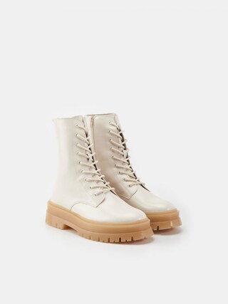 Rieker Donna Stivaletti Y7424 - Allacciati, Tacco 3.9cm, Pelle Sintetica, Leggeri E Flessibili, Antistress