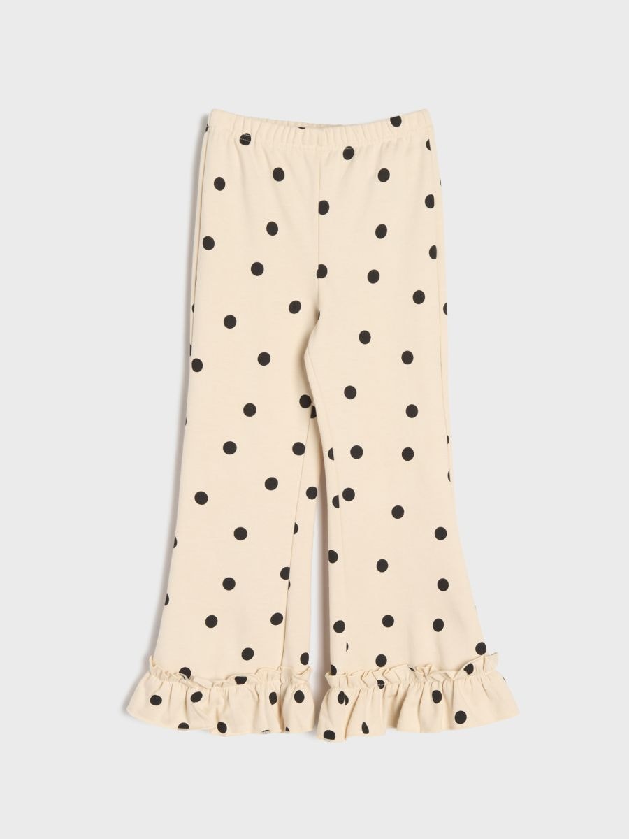 Flare-lõikega püksid - liivakarva - SINSAY