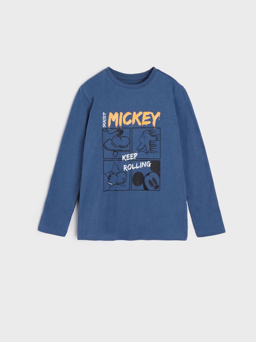 Тениска Mickey Mouse - индиго - SINSAY