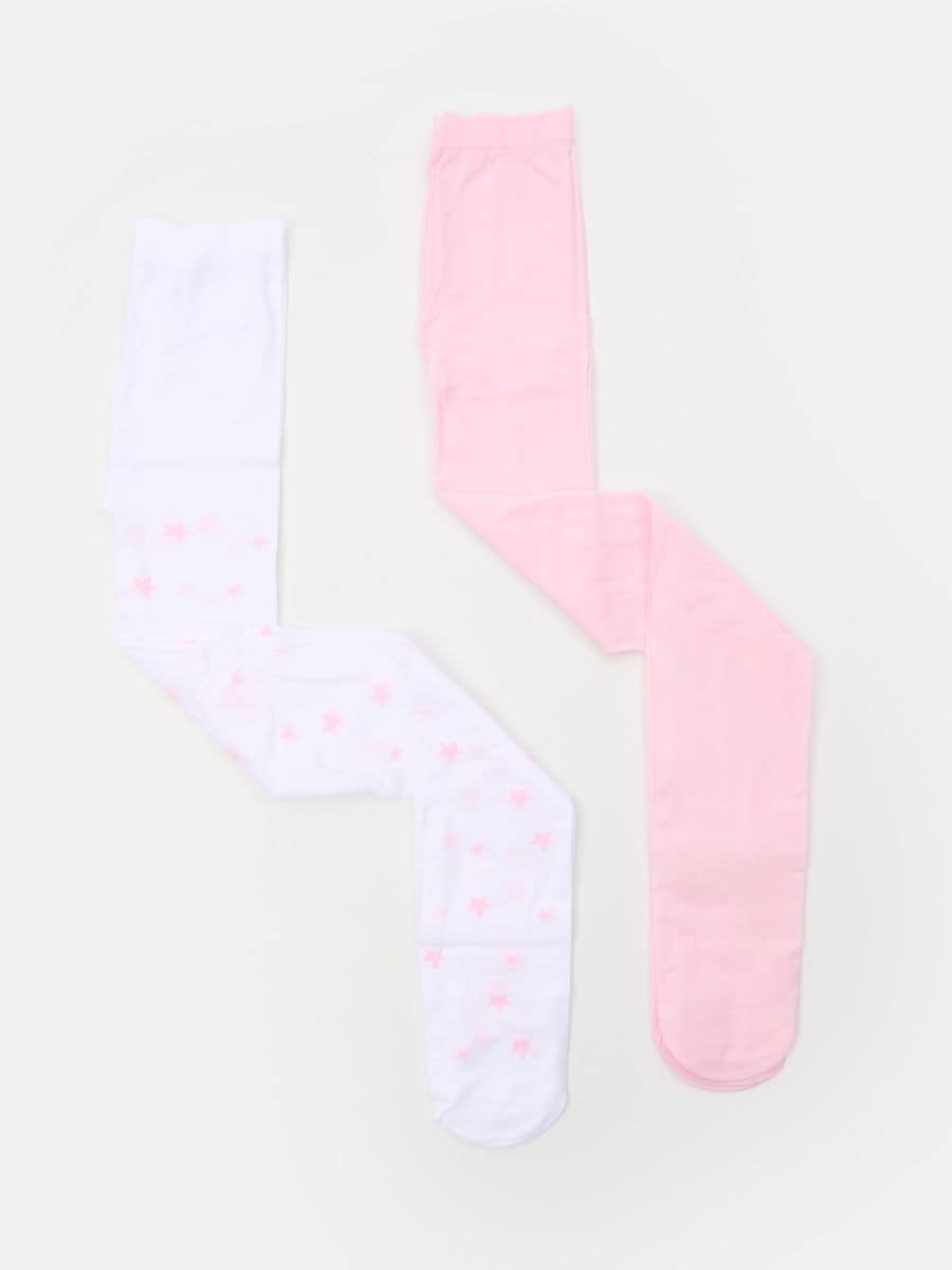 Rajstopy 20 DEN 2 pack - biały - SINSAY