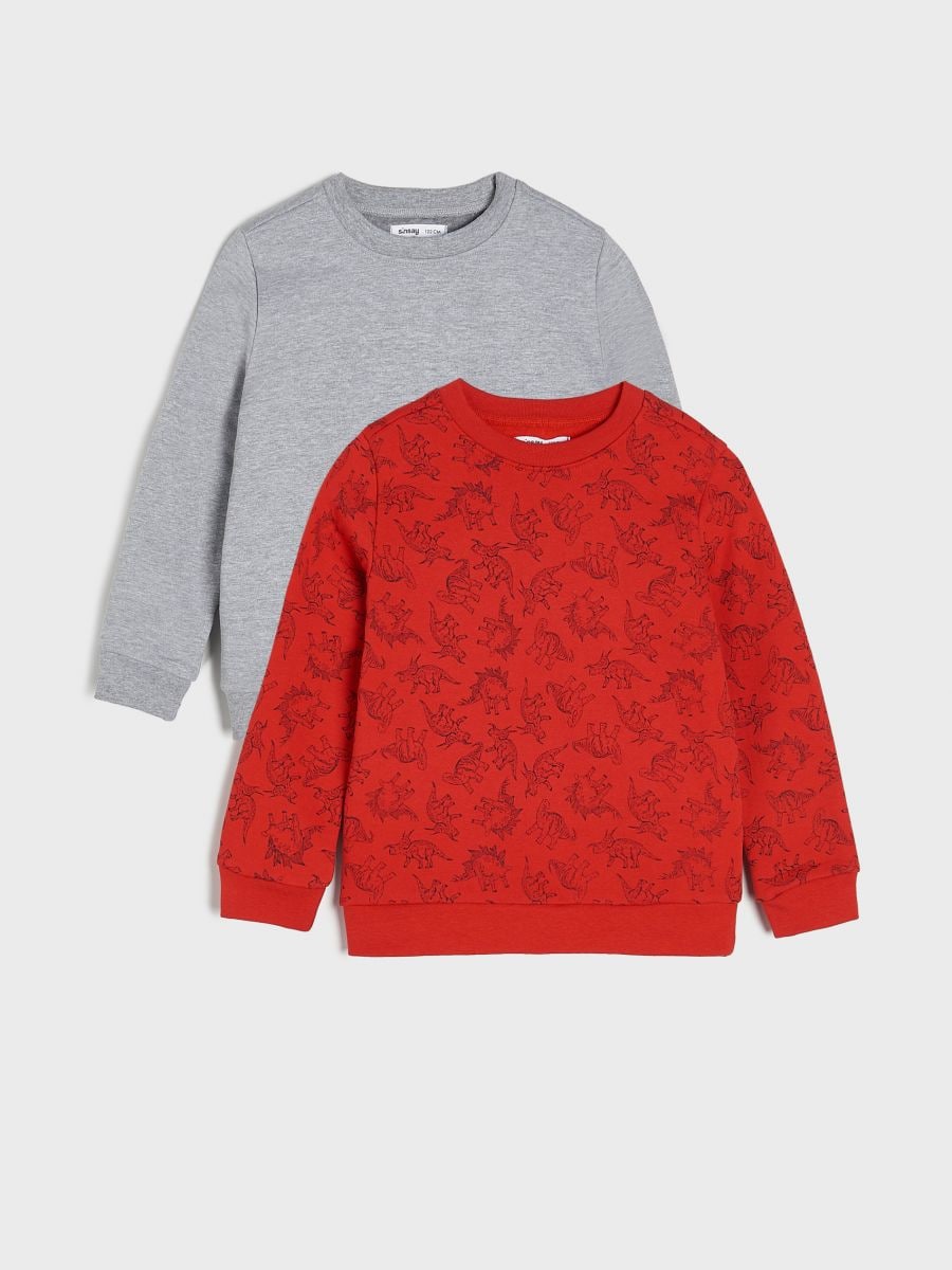 Sweatshirts 2 pack - red - SINSAY