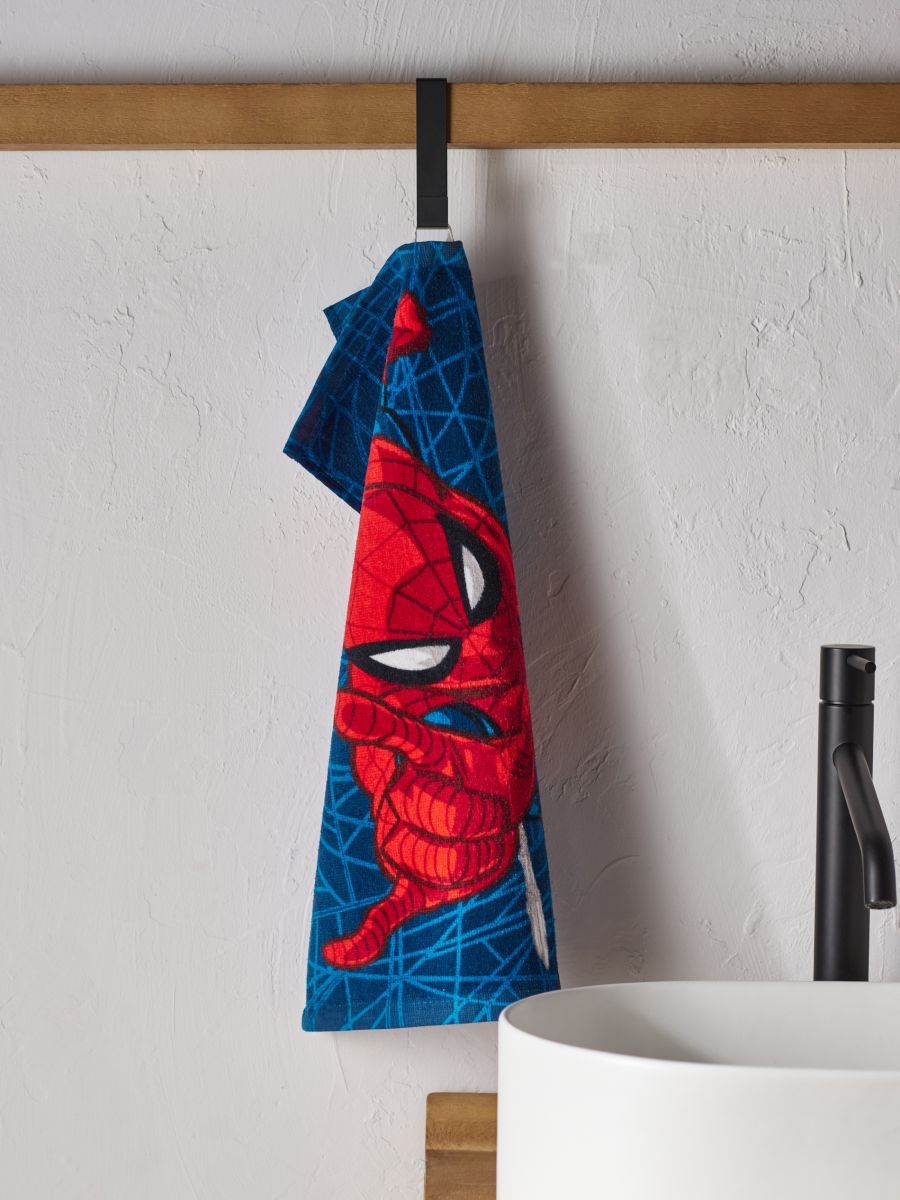 Ręcznik Spiderman 30 cm x 50 cm - granatowy - SINSAY