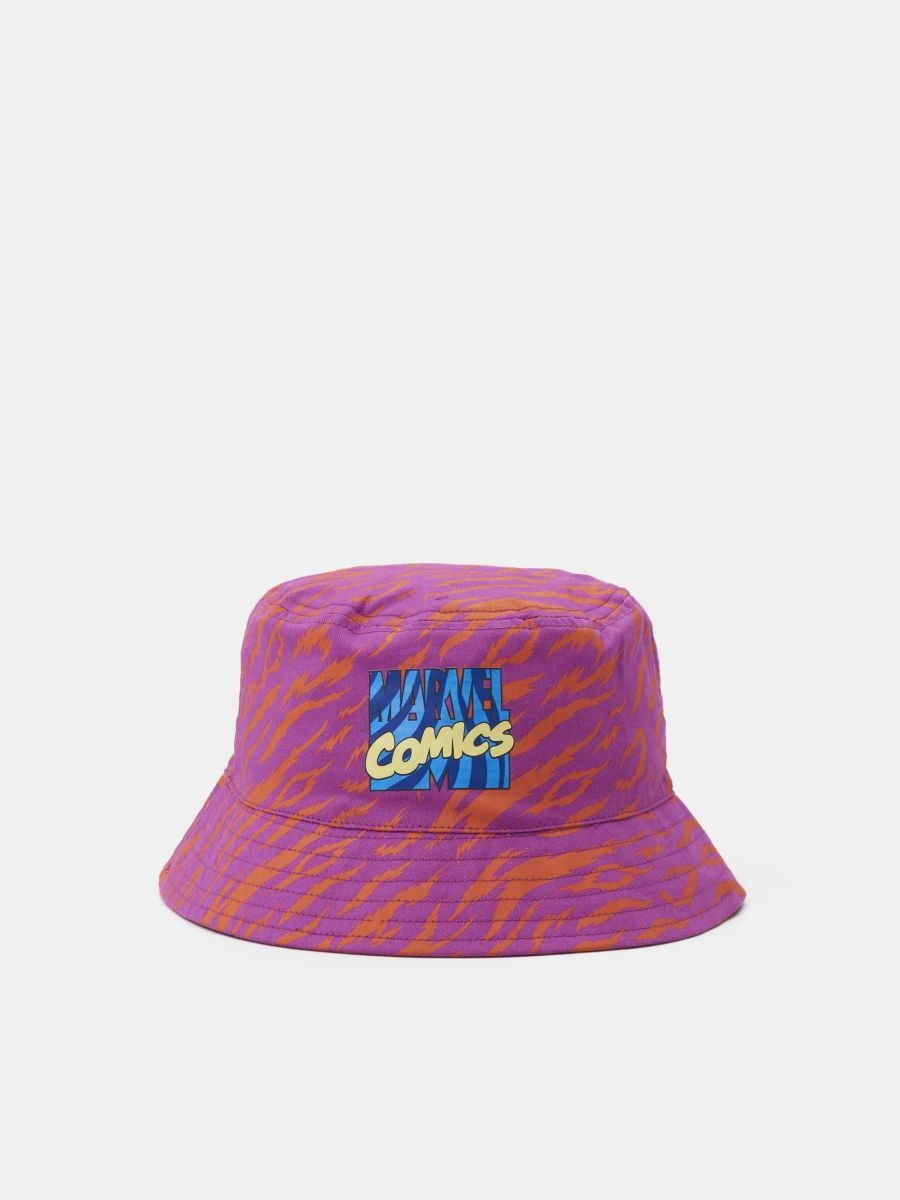 Klobouk bucket hat - fialová - SINSAY