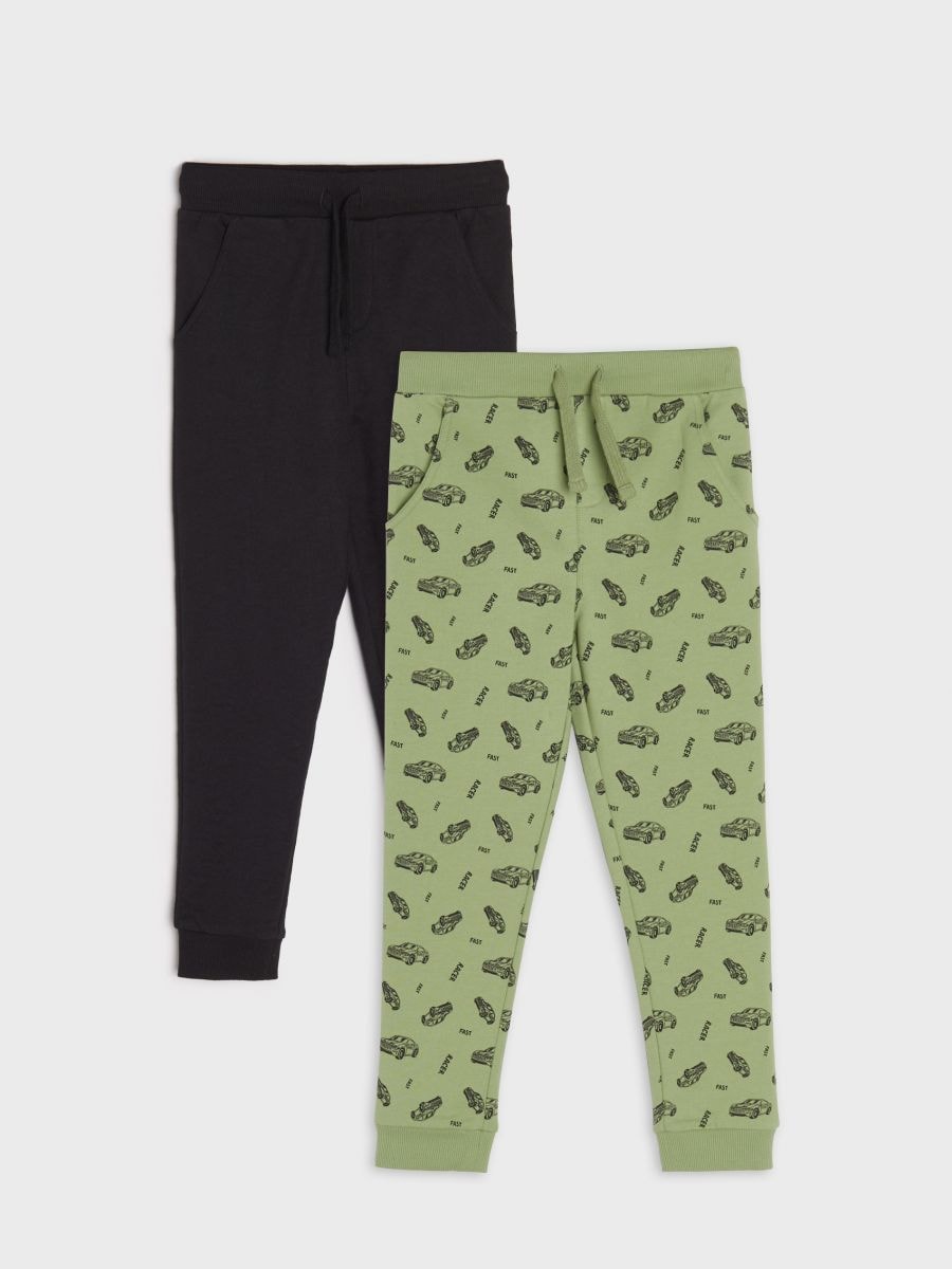 Confezione da 2 paia di pantaloni da tuta jogger - verde fresco - SINSAY