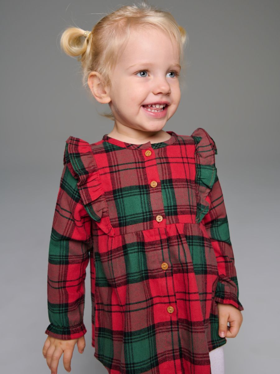 Karirana košulja - crveno - SINSAY