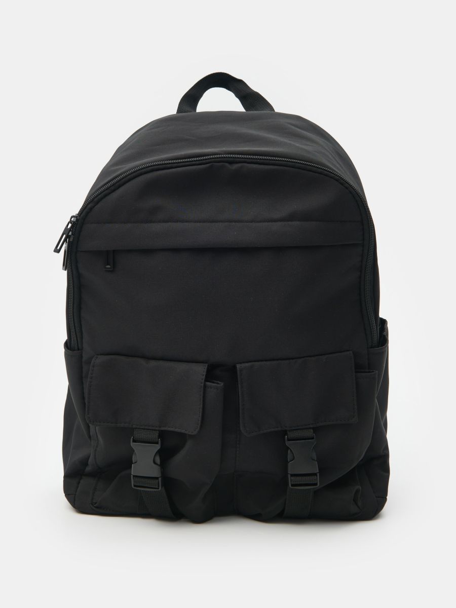 Rucksack mit Laptoptasche - Schwarz - SINSAY