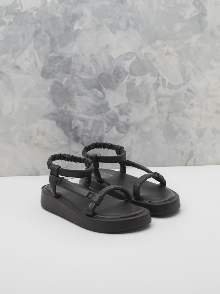 Sandals - black - SINSAY