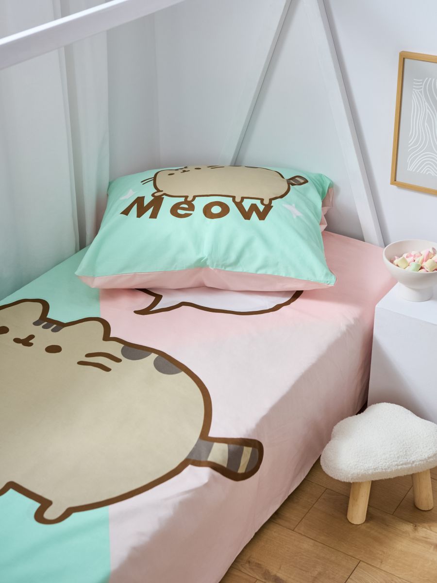 Komplet posteljine Pusheen - šareno - SINSAY