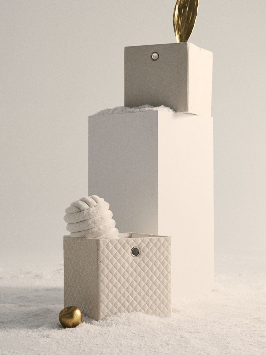 Kutija za odlaganje - bijelo - SINSAY