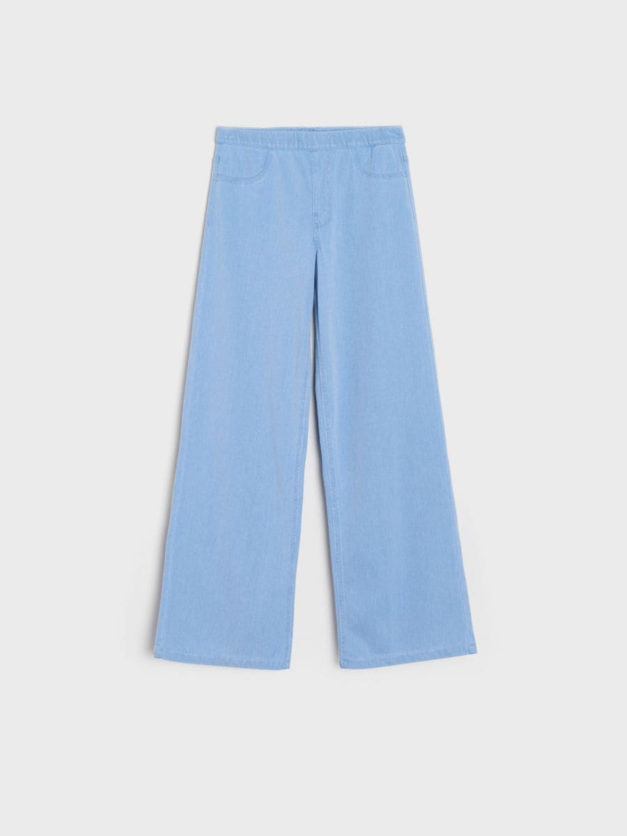 Τζιν παντελόνι με φαρδύ μπατζάκι - μπλε - SINSAY