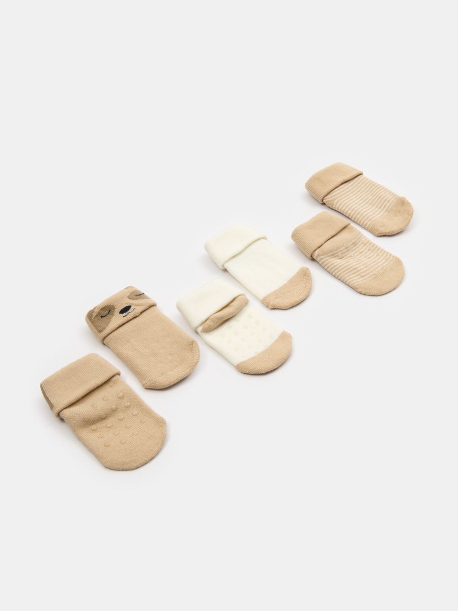 Skarpetki 3 pack - wielobarwny - SINSAY