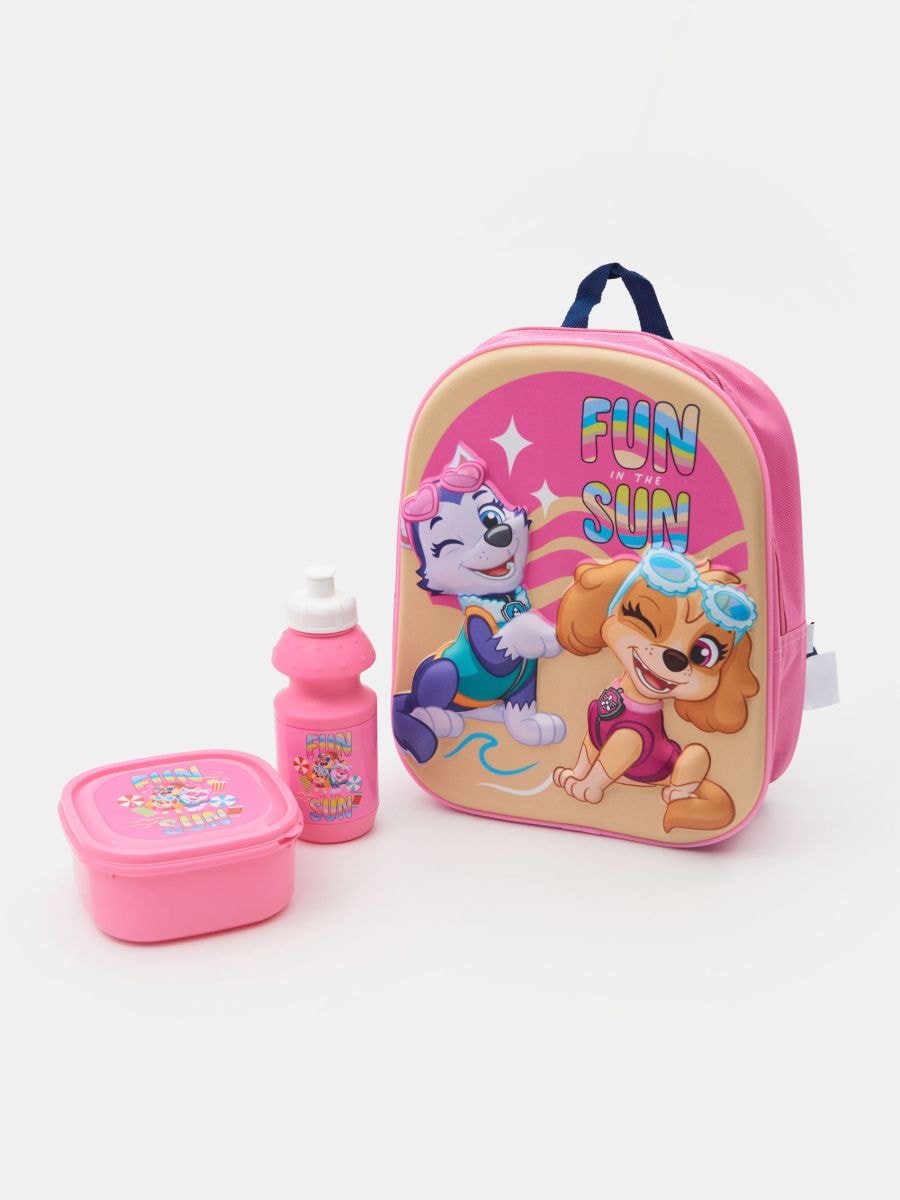 Zestaw: plecak, lunchbox oraz butelka PAW Patrol - wielobarwny - SINSAY