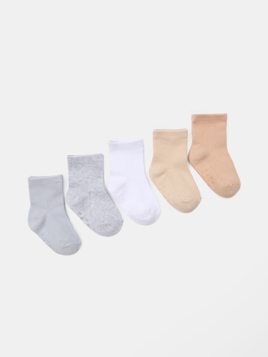 Osnovne čarape 5 pakovanja - šareno - SINSAY