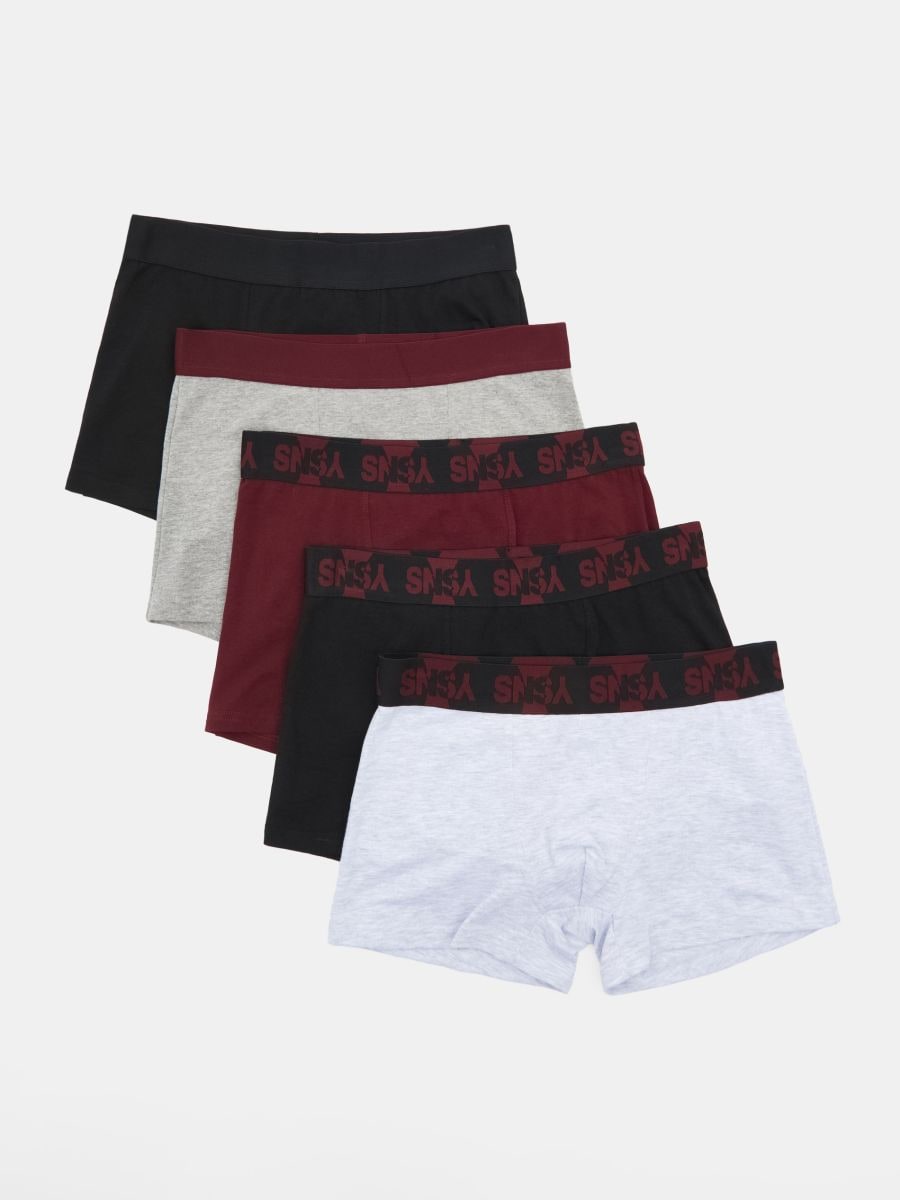 Bokserki Classic 5 pack - czarny - SINSAY