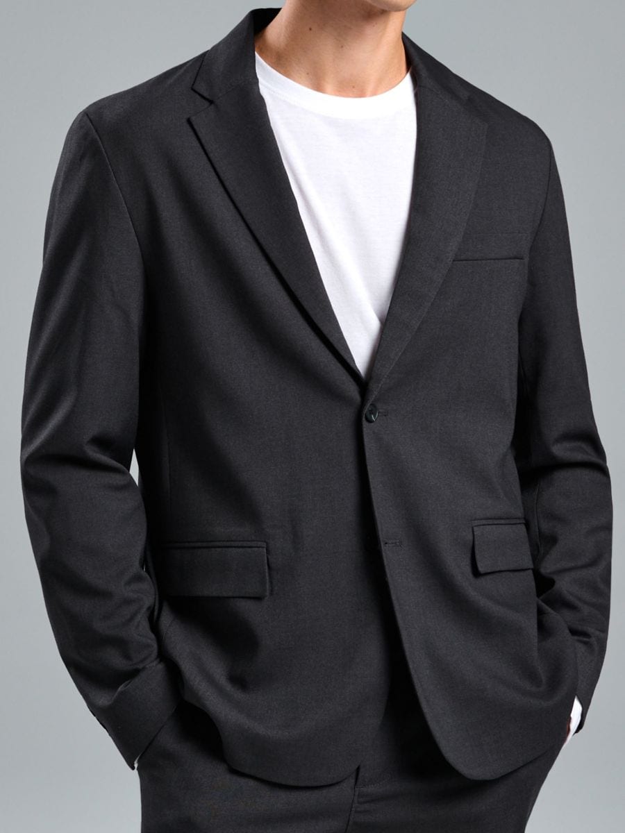 Enoredni suknjič - temno siva - SINSAY