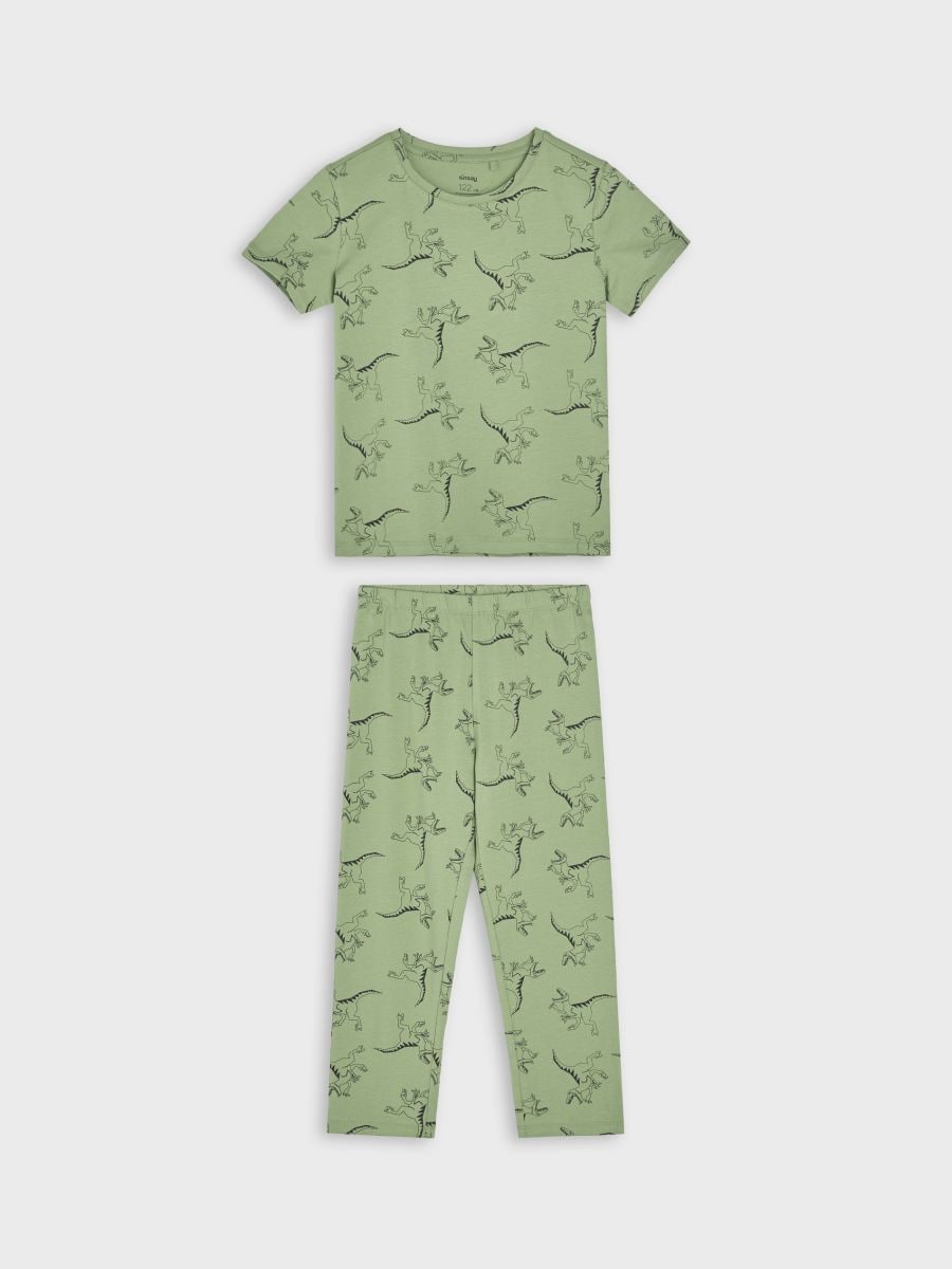 Pidžamas komplekts - zaļš - SINSAY