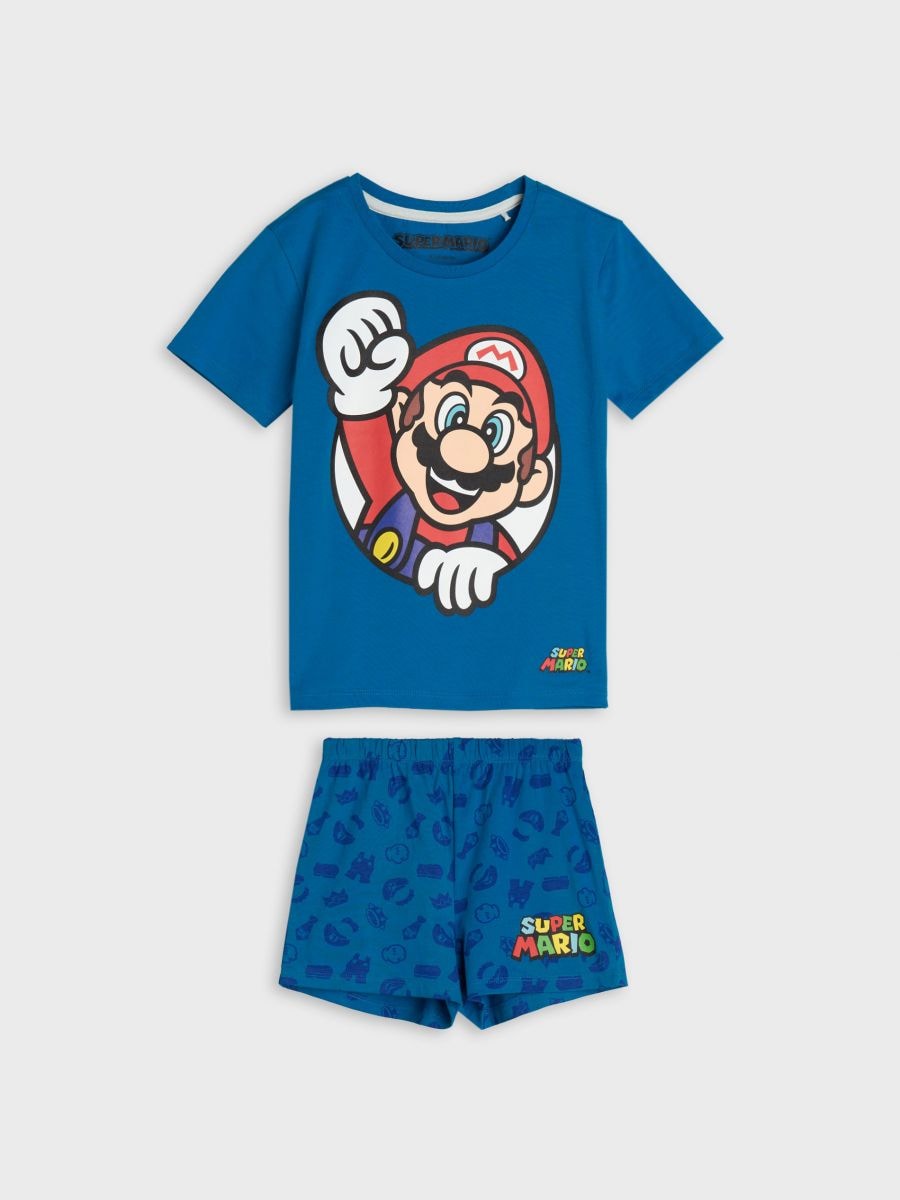 Komplet pidžame Super Mario - plava - SINSAY