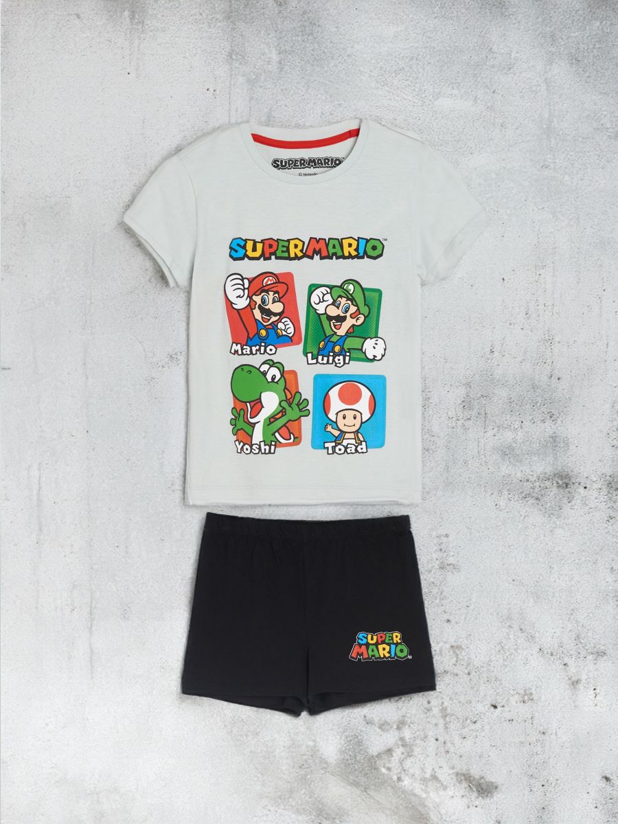 Piżama Super Mario - szary - SINSAY